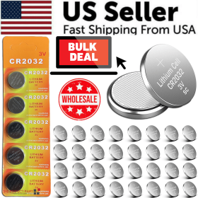 5-50x LITHIUM BATTERY 3V CR2032 CR 2032 BR2032 DL2032 Remote Button Cell Watch (Battery Quantity: 10 Pack)