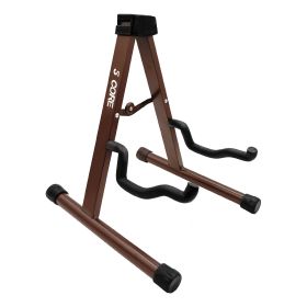 5 Core Guitar Stand A Frame w Foam Arms Rubber Pad for Acoustic Electric Bass (SKU: GSS BR)